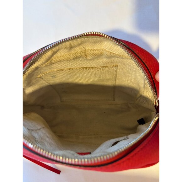 Gucci Soho Disco Bag Red Leather Crossbody w/ Tassel & Dust Bag - Picture 7 of 9